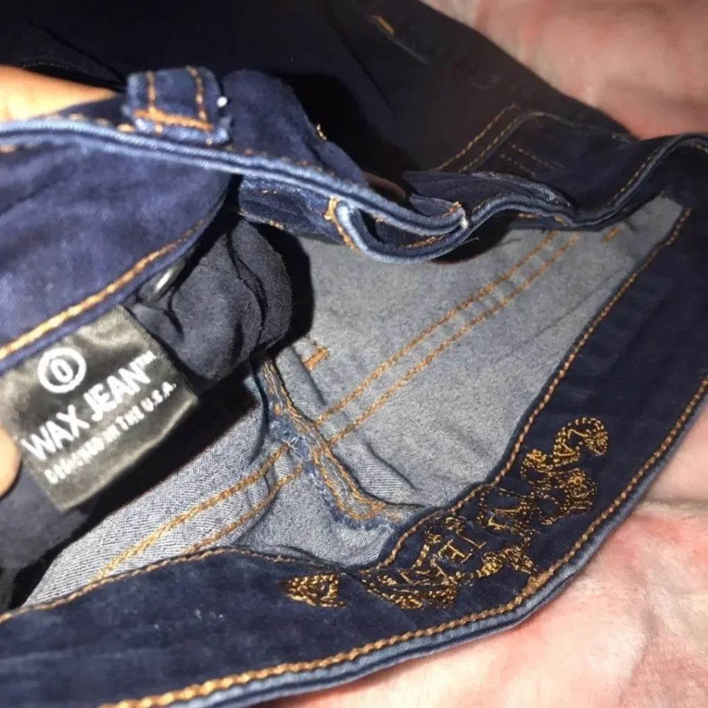 Wax Skinny Jeans Jeggings Dark SIZE 0 / 23